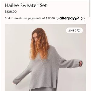 Free People Hailee Sweater Set